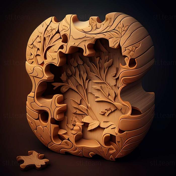 3D model A Jigsaw Puzzle game (STL)